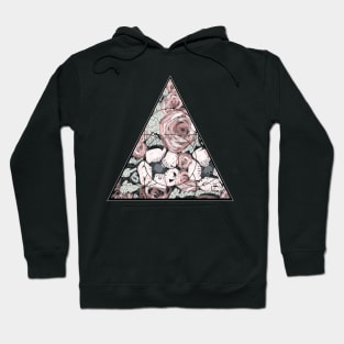 Floral Pyramid Design Hoodie